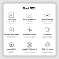 Thermostat intelligent WiFi Smart Switch pour systèmes HVAC domestiques Contrôle vocal et programmation automatique, compatible avec Alexa Google Assistant