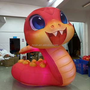 Inflatable rắn mô hình thiết kế mới Màu đỏ rắn bóng với <span class=keywords><strong>LED</strong></span> ánh sáng Blow-up quảng cáo <span class=keywords><strong>inflatables</strong></span> - Product Image 6