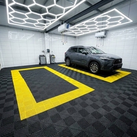 Garagen-Kunststoff-Steckfliesen Rutschfest Wasserdicht Pflegeleicht Hochwertige PP-Bodenplatten zum Fabrikpreis