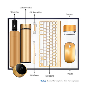 2023 nuevo producto Pen + Power Bank + 32G flash friver teclado mouse combos para regalo de negocios