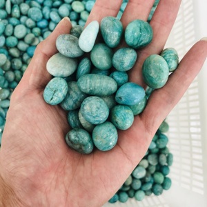 Bulk Wholesale Natural Crystal Amazonite Tumbled Stone Healing Quartz <strong>Gemstone</strong> Tumbles Folk <strong>Crafts</strong> for Decoration - Product Image 1