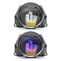Lampe de lentille de projecteur bi led personnalisée E300 pour voiture 80W lentilles de phares haute puissance 28000lm H4 ampoules de phare accessoires auto