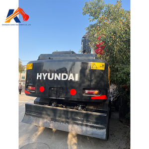Excavadora de ruedas de excavadora Hyundai 150W-9T usada en gran Estado, entrega a tiempo, excavadoras de ruedas Hyundai 150W-9 de segunda mano a la venta - Product Image 5