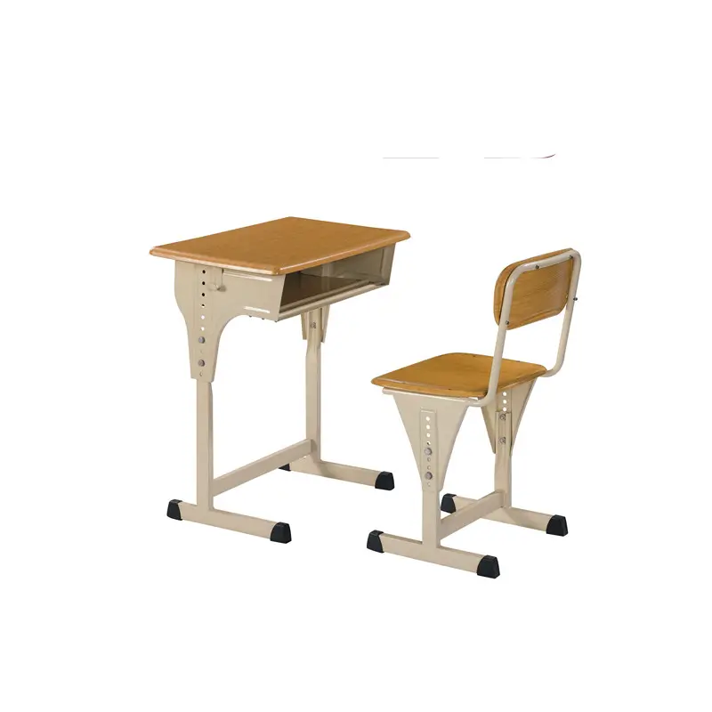 Fabrikneue ergonomische Kinder Smart Desk Height Kinder verstellbarer Studiert isch und Stuhl Set geformtes Brett mit lackierter Kante