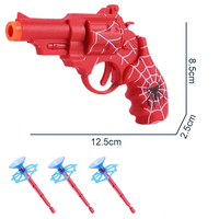 Nouveauté : pistolet jouet à ventouses pour tirer des balles molles, lanceur de héros araignée, revolver Spiderman, pistolet jouet pour enfants