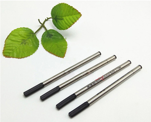 111Mm Kim Loại Đen Ký Bút Nạp Lại 0.5Mm 0.7Mm Đầu Ren Đầu Mịn - Product Image 3