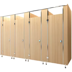 Système de cloisons de toilettes en <span class=keywords><strong>stratifié</strong></span> compact phénolique HPL, design moderne, étanche - Product Image 2