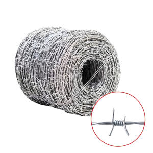 Alambre de púas galvanizado más vendido para uso en prisiones y cercas generales también para hacer pulseras de alambre de púas - Product Image 5