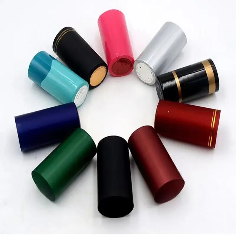 Aluminum Foil Pvc Heat Shrinkable Wine Bottle Cap Seal Capsule