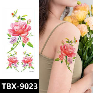 <span class=keywords><strong>Papillon</strong></span> Temporaire <span class=keywords><strong>3D</strong></span> Papillons Fleurs Tatouages Autocollants Coloré Corps Art Tatouages Temporaires pour Femmes - Product Image 1