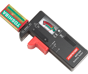 Testeur de batterie Amprobe BAT-200 pour piles AAA AA C D 1,5V et piles bouton, échelle universelle codée par couleur, certifié CE - Product Image 5