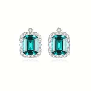 <b>Emerald</b> Cut Rhodium Plated Silver <b>Jewelry</b> <b>Set</b> 925 with Cubic Zirconia for Wedding Anniversary & Gift-Necklace/Earrings/Ring <b>Set</b> - Product Image 6