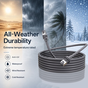 <span class=keywords><strong>Cable</strong></span> <span class=keywords><strong>Ethernet</strong></span> de extensión de repuesto <span class=keywords><strong>para</strong></span> exteriores Starlink V3 Gen 3 de 75FT, 100FT, 150FT de longitud larga <span class=keywords><strong>para</strong></span> antena parabólica de matriz en fase Gen3 - Product Image 4