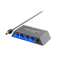 Adaptateur Ethernet 4 ports Starlink Gen 3/Mini, connecteur RJ45, vitesse 1 Gbps, finition contact or, température de fonctionnement -20~60 pour 4