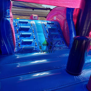 Maison de rebond gonflable en PVC de haute qualité de qualité commerciale château sautant intérieur/extérieur Combo toboggan fêtes à la maison 100-500kg - Product Image 3