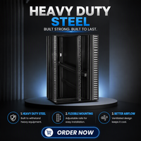 Armoire de serveur de centre de données 19 pouces standard 9U à montage mural, en stock, directement de l'usine