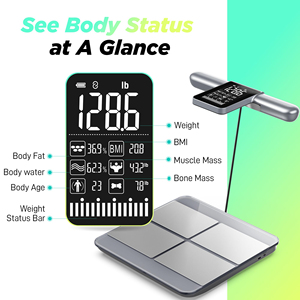 Báscula Inteligente BMI con Revestimiento Nuevo y Exclusivo de 220 kg, Báscula Digital Personal para el Hogar, Báscula de Baño - Product Image 3
