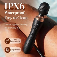 Vibrateur double tête à 12 modes de vibration pour clitoris, Big Magic 2026, baguette vibrante en silicone rechargeable pour femmes