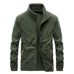 Tactical Microfiber Jacket Sustainable Anorak Custom Print Mens Fleece Jacket