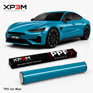 ฟิล์มกันรอยรถยนต์ XP3M สีฟ้าไอซ์บลู เงาแบบ TPU PPF หนา 7.5 มิล ซ่อมแซมตัวเองได้ ป้องกันรอยขีดข่วน ป้องกันการเหลือง พร้อมช่องระบายอากาศ - Product Image 1