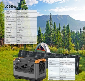 <b>Solar</b> Charge MPPT Portable Power Station with Pure Sine Wave Car Compatible Jump & Ready Home <b>Generator</b> - Product Image 4