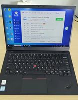 Laptop Tipis Bisnis Bekas Grosir untuk ThinkPad X1 Carbon 7th 2019 Intel Core I7 8th 16GB RAM 512GB SSD Layar HD 14 Inch