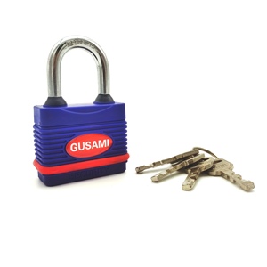 Candado de Hierro Samhoo al por Mayor, Azul, Anti-Robo, Impermeable, Resistente a la Oxidación, con Aislamiento, para Cajón Superior, Modelo NO73, China, con 3 Llaves - Product Image 2