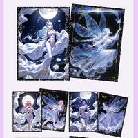 Cartes de collection Dream Crad A4 White Moonlight WAIFU, cartes de jeu de société Anime Goddess Story, cartes de jeu de société pour filles, cadeaux Doujin