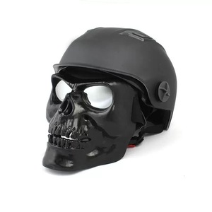 Máscara Protectora Táctica CS con Diseño de Calavera Retro para Motociclismo, Deportes al Aire Libre, Protección Contra el Viento, Arena y el Sol - Product Image 3