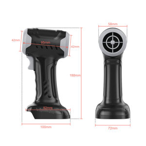 <span class=keywords><strong>Souffleur</strong></span> <span class=keywords><strong>de</strong></span> <span class=keywords><strong>feuilles</strong></span> sans fil portatif <span class=keywords><strong>de</strong></span> qualité industrielle avec moteur sans balais, <span class=keywords><strong>batterie</strong></span> 2,0 Ah, 150 000 tr/min, fonction jet violent et neige - Product Image 2