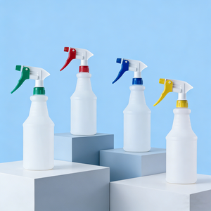 ขวดสเปรย์พลาสติก HDPE ขนาด 500 มล. 650 มล. 1000 มล. แบบรีฟิลได้ พร้อมหัวฉีดสำหรับน้ำยาทำความสะอาด - Product Image 3