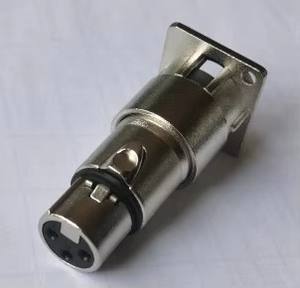 Conector Adaptador NUELEAD 0385 XLR de 3 Pines Macho a Hembra de Alta Calidad para Montaje en Panel, Tipo Soldado, con Transmisión de Audio - Product Image 6