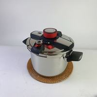Autocuiseur domestique en acier inoxydable 304, à chauffe rapide, compatible gaz et induction, anti-explosion, argenté, accessoire de cuisine