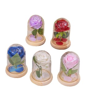 WANGZU GF8 Rose di Lusso in Seta Goffrata - <span class=keywords><strong>Regali</strong></span> Promozionali Originali per Occasioni <span class=keywords><strong>Speciali</strong></span> - Product Image 6