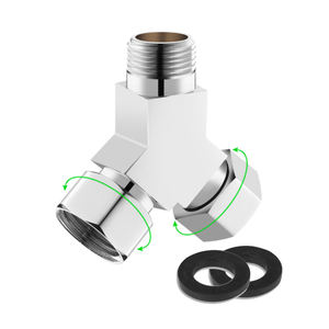 Y4 G1/2 "connexion filetée, filetage ID/OD 19.8mm capuchon mobile <span class=keywords><strong>Flexible</strong></span> pivotant en forme de Y connecteur de tuyau coupleur <span class=keywords><strong>adaptateur</strong></span> - Product Image 1