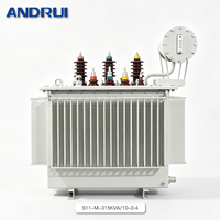 Transformador de Potencia Sumergido en Aceite Tipo S11, Cambio de Aceite, Núcleo de Cobre, Monofásico/Trifásico, 10KV 315KVA 400V/380V