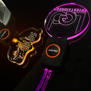 Sincen Soccer Fan Zone Football Supporter Club Fan Gathering Bulk Trade Manufacturer Custom Logo Led Glow Light Lanyard
