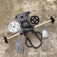 Pièces de moto Go-Kart modifiées à trois ou quatre roues GY6 Big Dinosaur ATV Essieu arrière Pont arrière avec ensemble de frein Chine