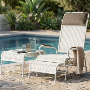 Chaise longue d'extérieur en corde avec table de Cirebon West Java indonésie, de haute qualité avec un design moderne et élégant - Product Image 3