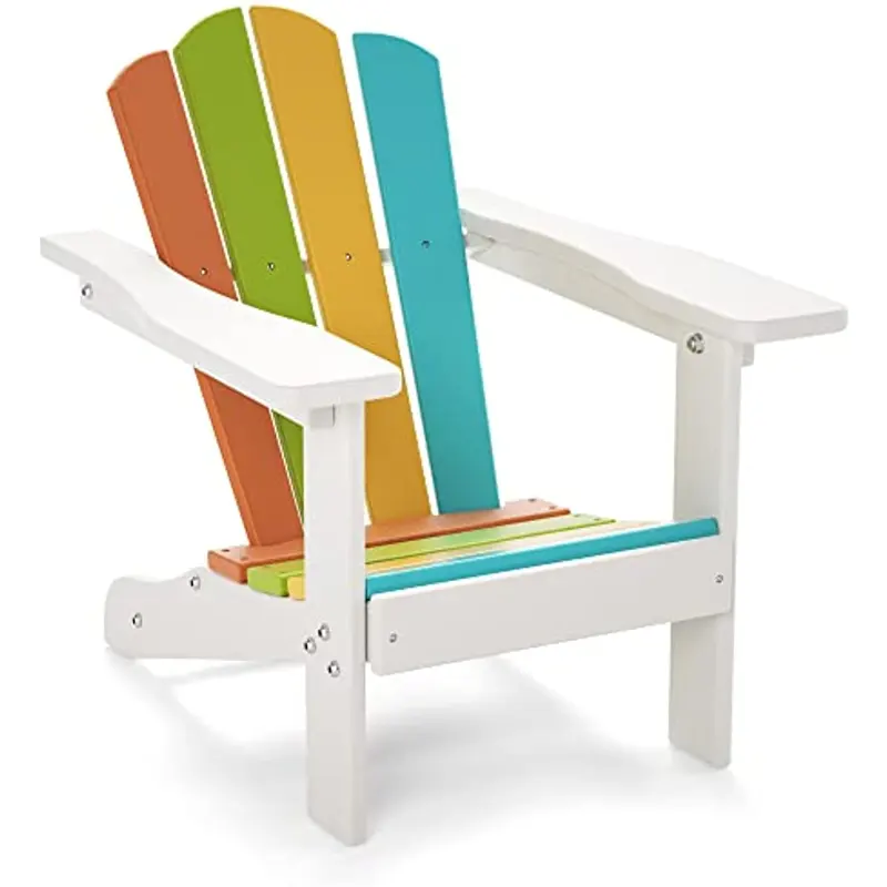 राल Muskoka आधुनिक लकड़ी पाली प्लास्टिक एचडीपीई बच्चे की adirondack कुर्सी