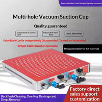 Ventouse magnétique puissante et poreuse en alliage d'aluminium et acier, usinée CNC, pour bande de scellement de centre de usinage, utilisation manuelle sur table