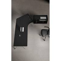 Bureau de direction simple de haute qualité, design moderne, bureau d'angle, poste de travail pour PDG, directeur, patron