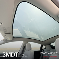 Film Kaca Hitam Pintar Elektrik untuk Jendela Depan Mobil 3MDT Tesla Glass Roof Shade PW85 Pemasok Khusus