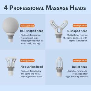 Pistolet de massage musculaire professionnel à percussion pour la gym et le sport, massage des tissus profonds et des fascias – Prix usine - Product Image 6