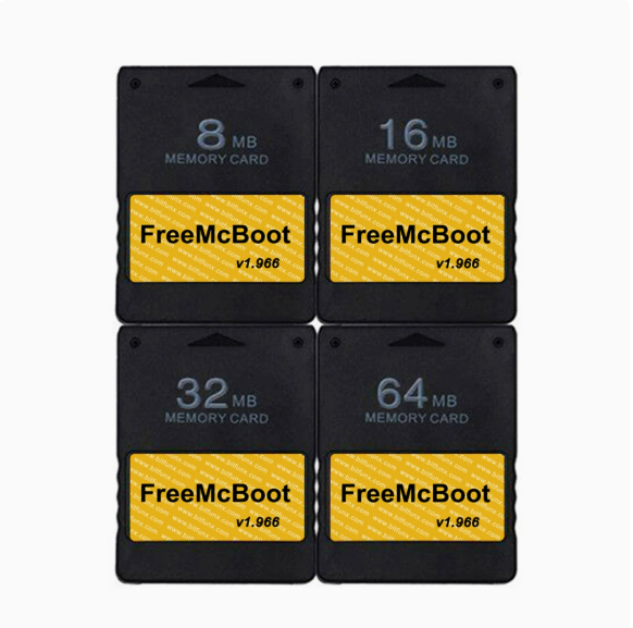 8/16/32/64MB Free McBoot V1.966 Memory Card FMCB Hard Disk Boot Program Card for PS2 Fat Game Console