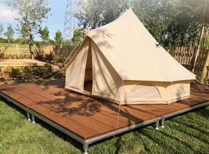Plancher préfabriqué WPC 100x100 cm antidérapant, carré, imperméable, stable, robuste, résistant aux chocs pour <span class=keywords><strong>parc</strong></span> - Product Image 5