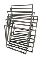 Fabrication sur mesure de cadres métalliques en acier inoxydable et aluminium, découpe laser de précision, soudage, polissage de surface, mobilier industriel