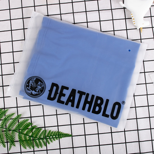 High Quality D2W Biodegradable <strong>Custom</strong> Frosted <strong>Ziplock</strong> Zip Lock <strong>Bag</strong> Packaging Shipping Frosted Zipper <strong>Bag</strong> for Clothing - Product Image 3