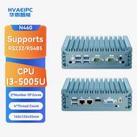 Nouvel ordinateur embarqué HVAEIPC HW N460 Quad Core, double LAN, 2 ports COM RS232 RS485, VGA, DDR3, SSD+HDD, Watchdog, large plage de température, Linux, pour usage professionnel