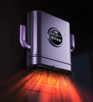 Small Size Wall-Mounted Household Electric Heater Remote Control Warm Air Bathroom Heater Quick Heating Consumer Electronics